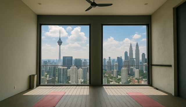 Twin Tower View - 2-bedroom apartment in High-end Residences in Kuala Lumpur