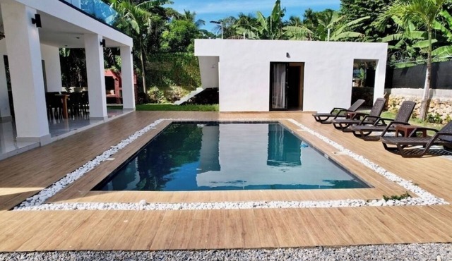 Villa in punta bonita with capacity for 14 people. in Las Terrenas