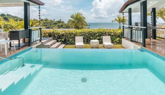 Villa with bqq private pool and terrace in Samana in Samaná