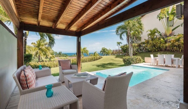 Villa with private pool and views in Puerto Bahia in Samaná