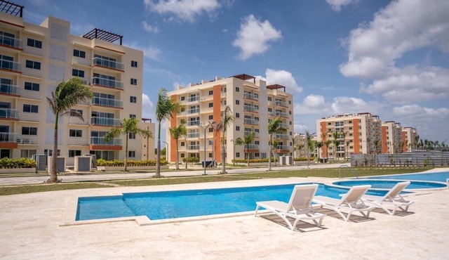 Wonderful 2-bedroom Punta Cana Gateway apartment with AC and Wifi in Punta Cana