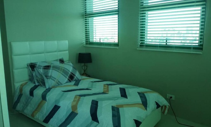 South Triangle Apartment | Cozy and Comfortable living in QC within trendy Timog-T Morato area Please note that minimum stay should be 3 months
