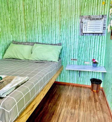 Basdiot House | Green Acres Village Cabin Rental with Air conditioner