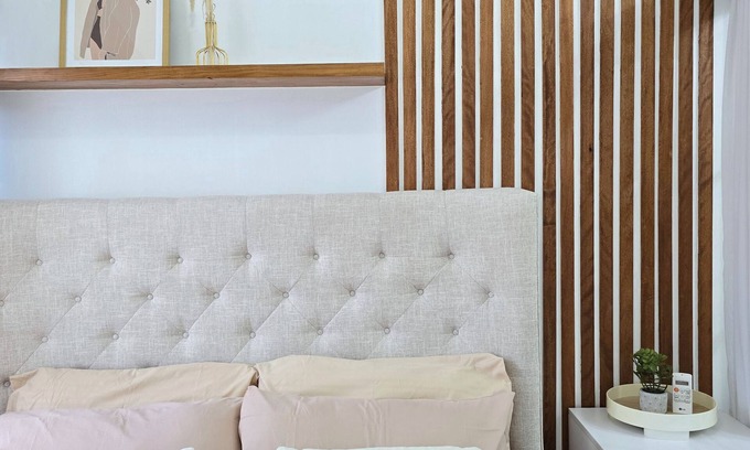 Novaliches Condo | Minimalist Scandinavian 1BR Unit + Free Parking in Trees Residences Fairview, QC