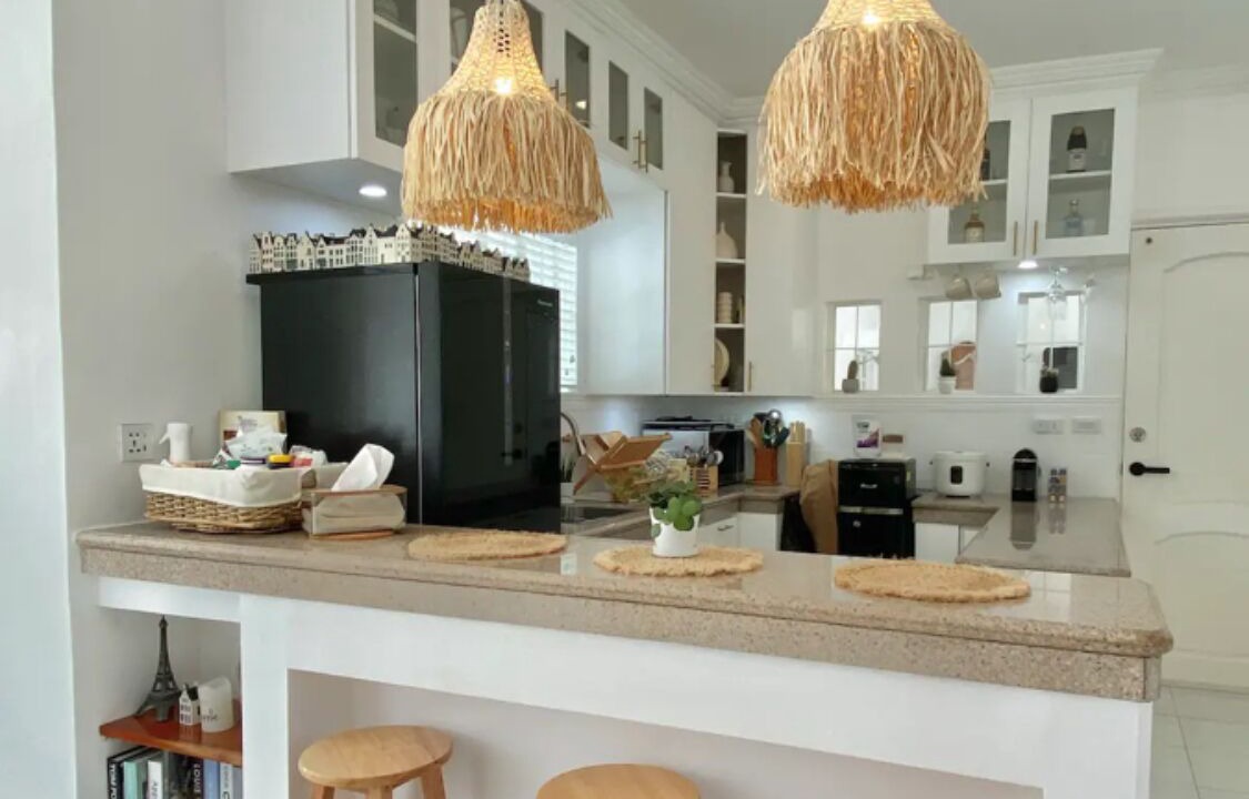 Lipa Villa | The White Villa In Lipa accommodates 12 pax with private pool & game area