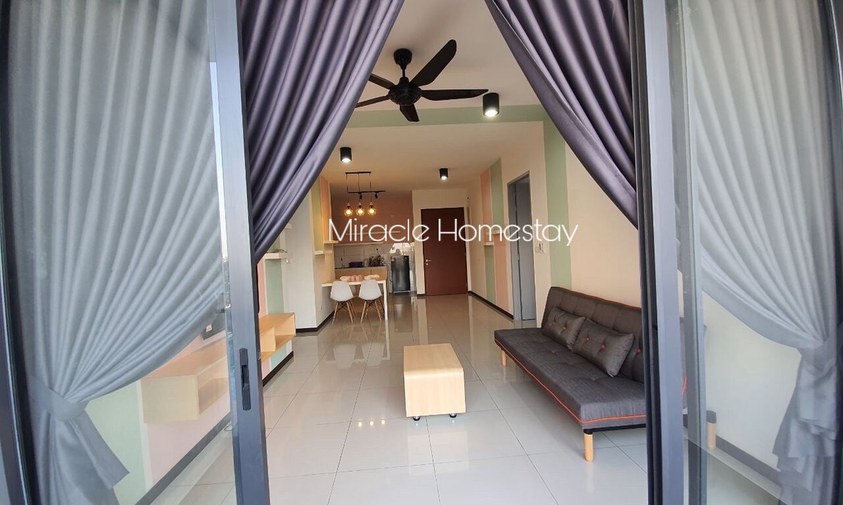 Kampung Bagan Dalam Condo | ❤️ Group Traveller | PG Sentral | Colorful #8pax ❤️