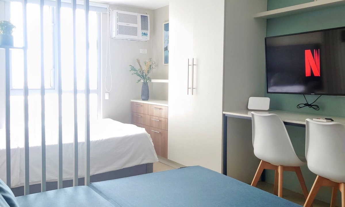 Cebu Apartment | Serene studio with AC in vibrant IT park of Cebu City
