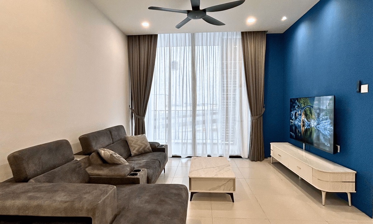 Taman Liong Seng Apartment | The Podium 3bdr 2bth 6-8 Pax Apartment Homestay Near City