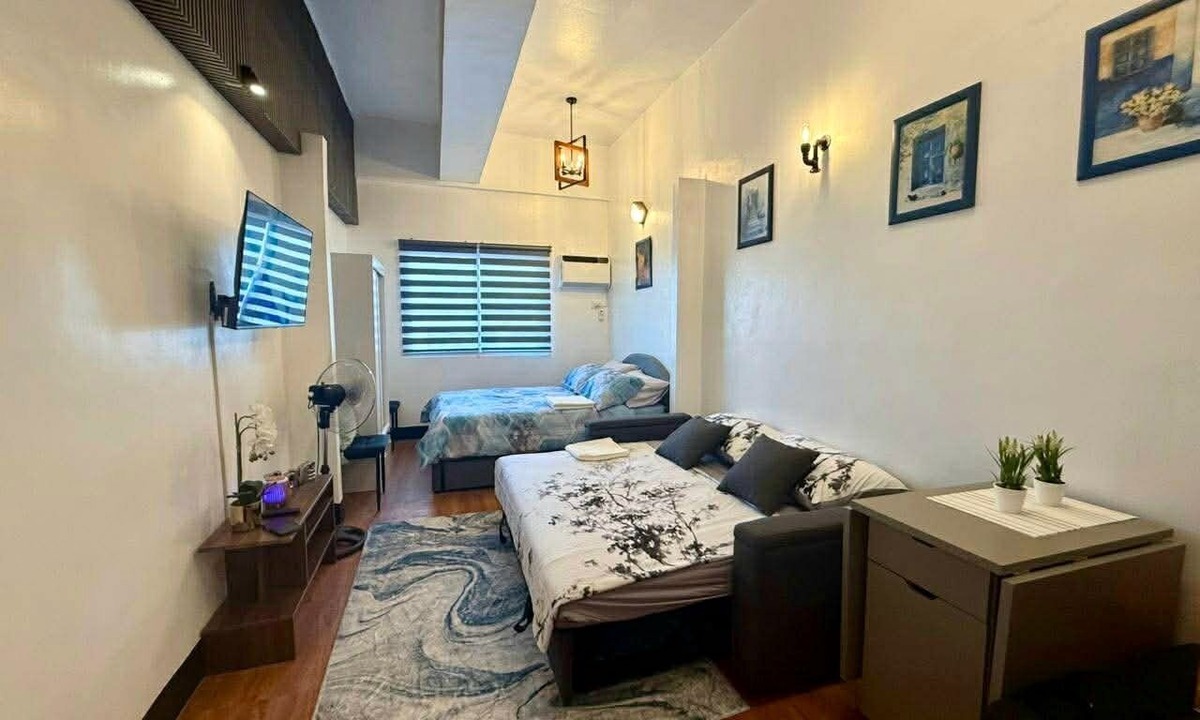 North Reclamation Area Condo | Beautiful studio condo with AC in fabulous Cebu City