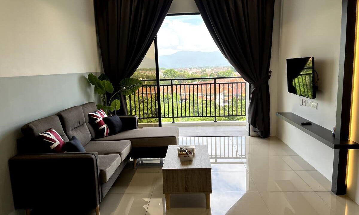 Hulu Kinta Apartment | 10mins to Lost World Sunway 7pax 3BR Prefect View