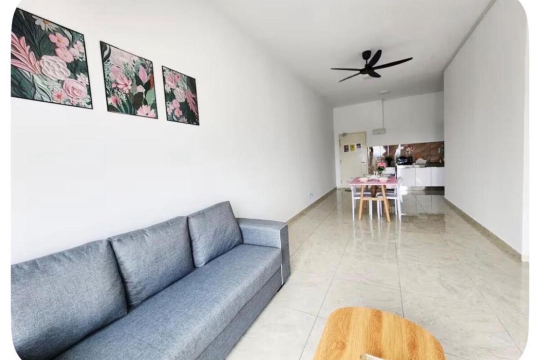 Pulau Gedong Apartment | The Ambience Cozy 2BR Homestay Melaka