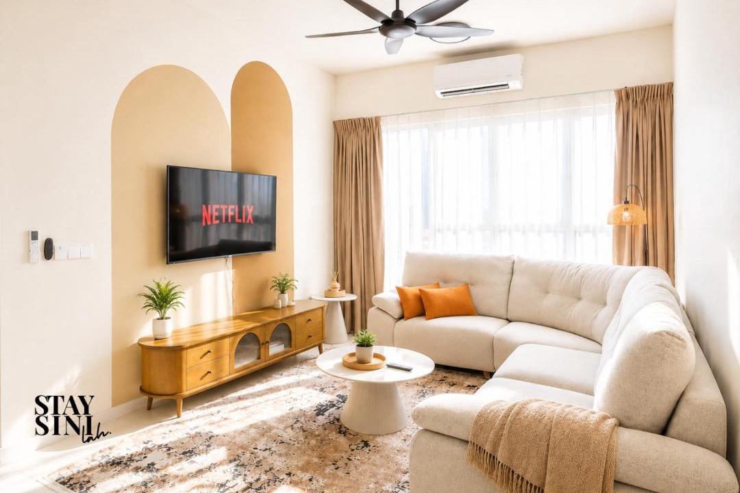 Cyberjaya Apartment | StaySini 3BR family Retreat wi-fi & netflix