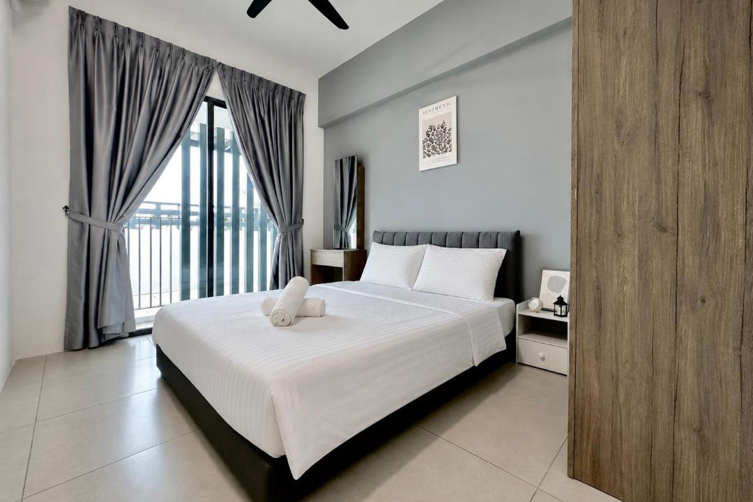 Kampung Masjid Timah Apartment | JOVIAL Modern Cozy Homestay `Meritus Perai