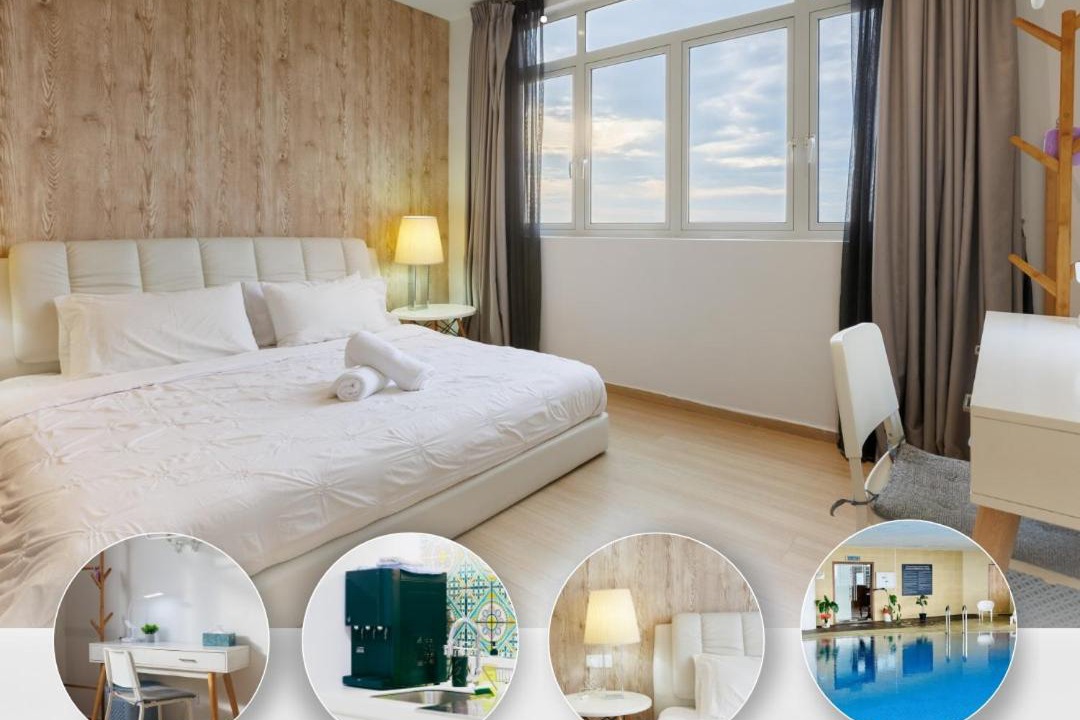 Tanjung Bungah Apartment | Island Plaza Family Suite for 5 Guests Shopping Mall Downstairs