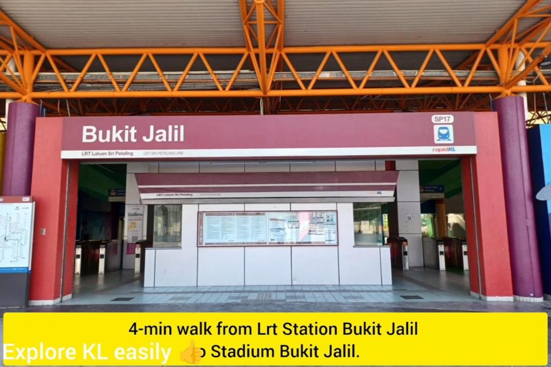 Bukit Jalil Apartment | 5-min Walk TM National Stadium Bukit Jalil, Unifi Arena, Near LRT, FREE Parking
