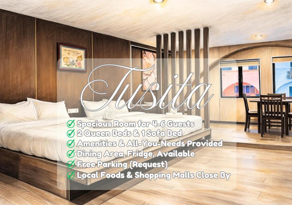 Taman Melaka Raya Apartment | Spacious Room for Families & Travelers, Max 4-6 Person, 10 mins to Tourist Hotspot, TUSITA