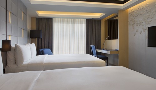 Double or Twin Room, 2 Twin Beds, City View