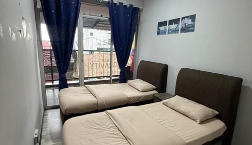 City Twin Room, 1 Bedroom, Balcony, City View