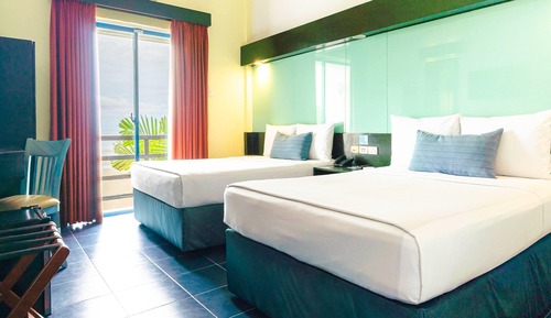 Premium Room, 2 Queen Beds, Non Smoking, Beach View