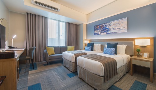 Deluxe Studio, 2 Twin Beds
