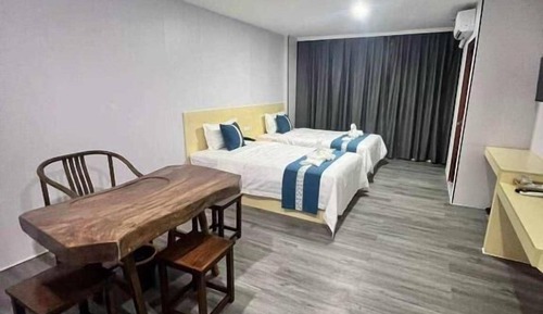 Family Double or Twin Room, City View