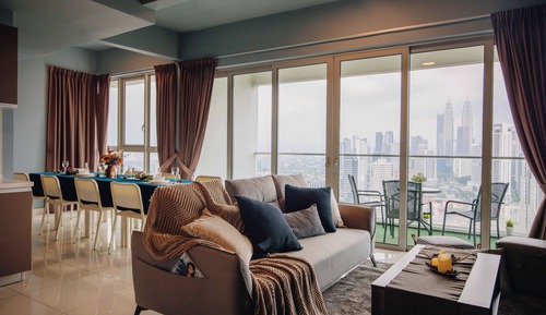 Premium Penthouse, 5 Bedrooms, Balcony, City View