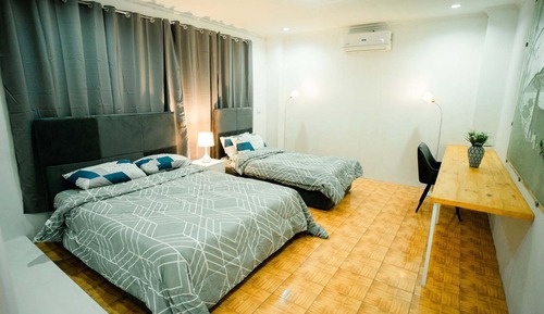 Family Double or Twin Room, City View