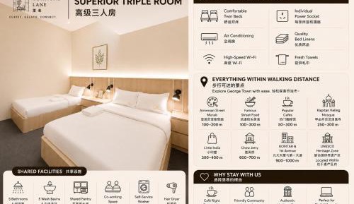 Triple Room with Shared Bathroom
