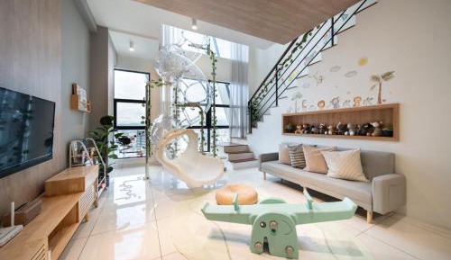Two-Bedroom Loft Apartment