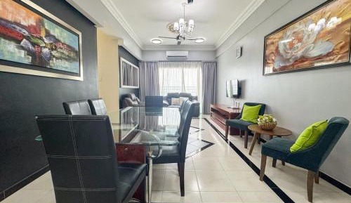 Three-Bedroom Premium Apartment with Balcony