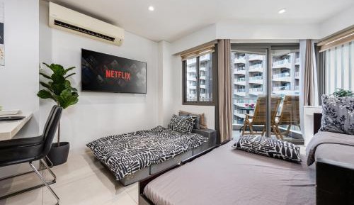 Studio with Balcony