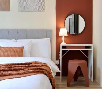 Three-Bedroom Apartment with Balcony