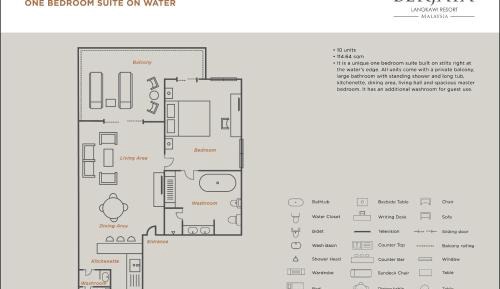 One Bedroom Suite on Water