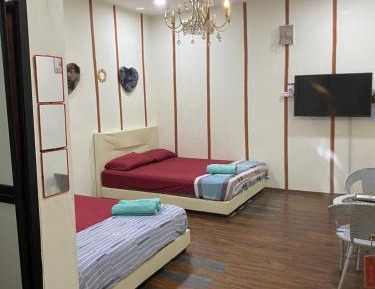 Family Room with Shared Bathroom