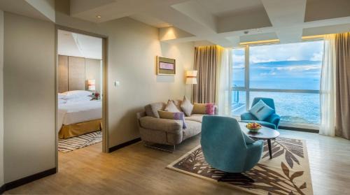Two-Bedroom Family Suite with Terrace and Sea View