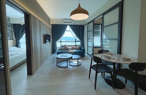 Downtown Kota Kinabalu Apartment | Seaview JQ 2r1b 5pax Suria Mall, Gaya Street