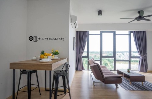 Taman Setia Indah Apartment | JB Mount Austin Cube 8 teens Brand New 2 Big beds