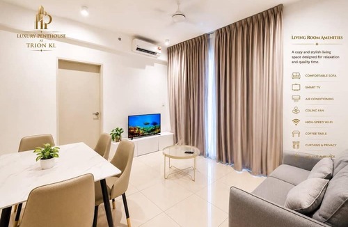 Kuala Lumpur Apartment | Iconic Elevated Suite at Trion
