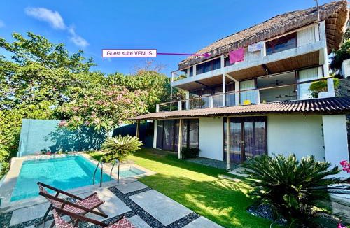 Yapak Apartment | Guest suite VENUS, Boracay, cosy ocean view home with pool