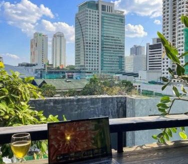 Socorro Apartment | Kusela's Haven Studio - Relaxing Oasis Balcony, Garden View, Workspace & Budget-Friendly