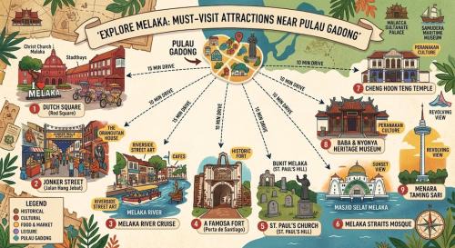 Pulau Gedong Apartment | The Ambience Cozy 2BR Homestay Melaka