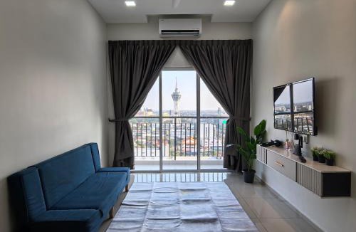Kampung Lubok Peringgi Apartment | D Aman Infinity Pool and AS Tower View Homestay 07 Malay Only