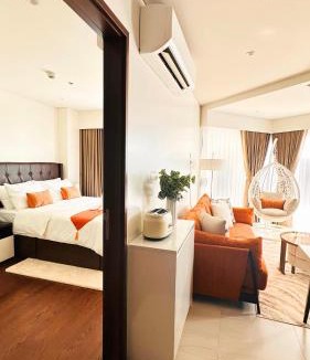 Maribago Apartment | Tambuli 1BR Corner with Sea & Sunset Skyline Views