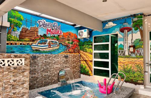 Bukit Gapam House | Homestay D' Aura Pool Melaka
