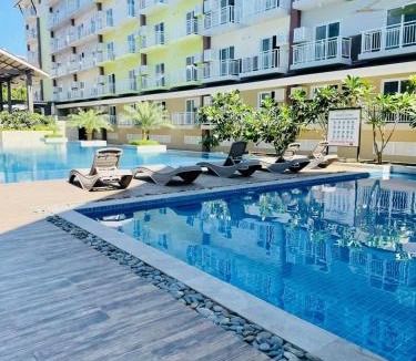 Mactan Export Processing Zone Apartment | Amani Grand Resort Residences Nearest to Airport with FREE POOL & GYM ACCESS