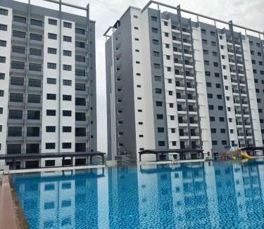 Klebang Besar Apartment | 2BR Ambience Residence Melaka by Bonda Homestay