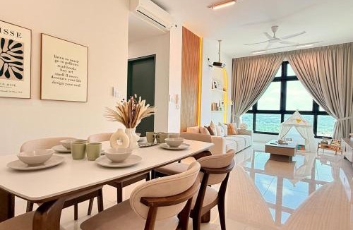 Taman Bukit Mewah Apartment | 3BR-FamilyFun-Paradigm Mall Residence-Babycot-9Pax