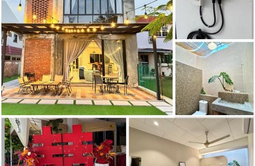 Simee Apartment | Ruyu 44 TownVilla 5R4B 18pax Bbq KTV Pool Table