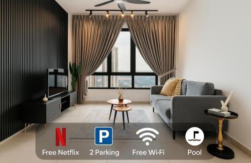 Seri Kembangan Apartment | Meta Residence by Xuites 6-8 pax, 25 mins KLIA, Free Netflix, MRT 200m