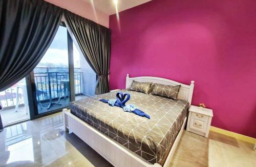 Taman Melaka Raya Apartment | SweetLavenderLovely#SeaView#Privatebathtub#Netflix#FreeParking#OneHall&OneRoomWithBalconys#ImperioResidence